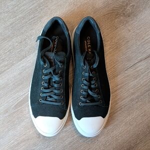 Cole Haan Men's Black Sneakers with White Accents